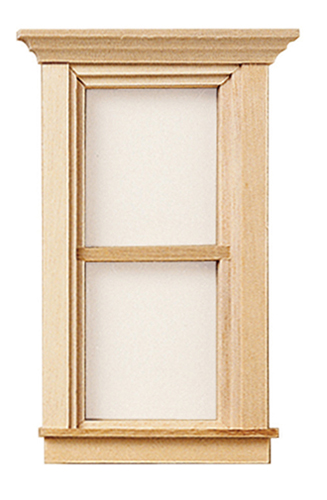 Dollhouse Miniature Traditional 2-Pane Window, Non-working